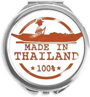 Kingdom of Thailand Kayaking Illustration Hand Compact Mirror Round Portable Pocket Glass