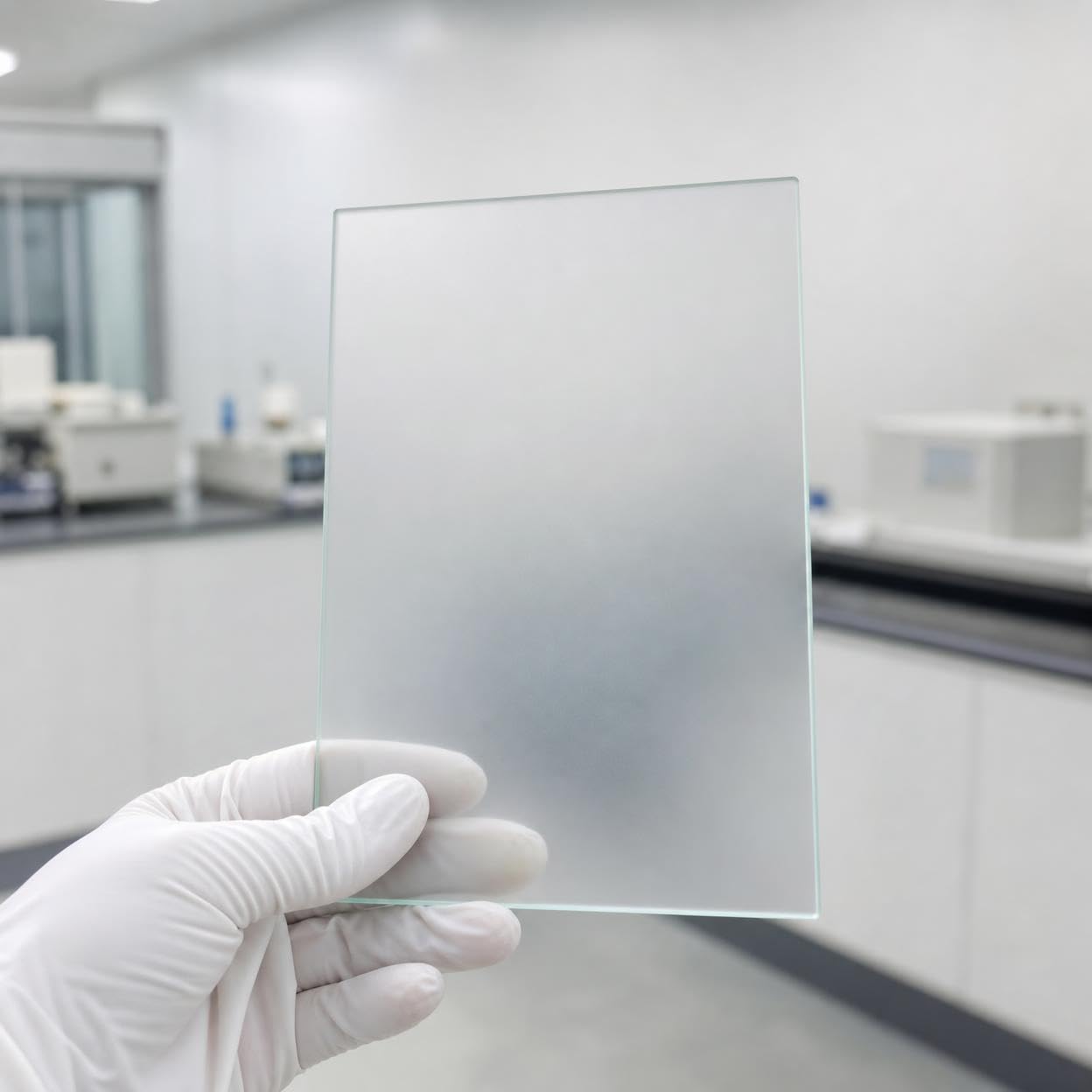 Pannello in Vetro Trasparente Antiriflesso Pezzo di Ricambio Lunga Durata Facile Manutenzione Adatto per Studio Privato Azienda Laboratorio