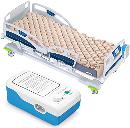 Marsdirw Bed Pad to Prevent Bed Sores Air Alternating Pressure Mattress Topper for Hospital Bed with Electric Quiet Pump System Colchon Antiescaras para Ancianos, Szie 36" x 78" x 3"