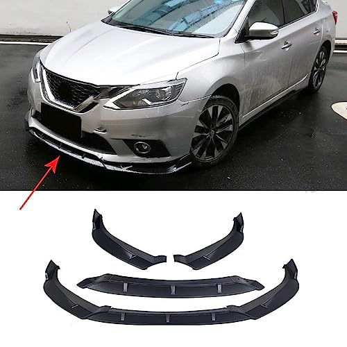 Spoiler avant divisé Nissan Sentra Sylphy 2016 modification pare-chocs aileron menton