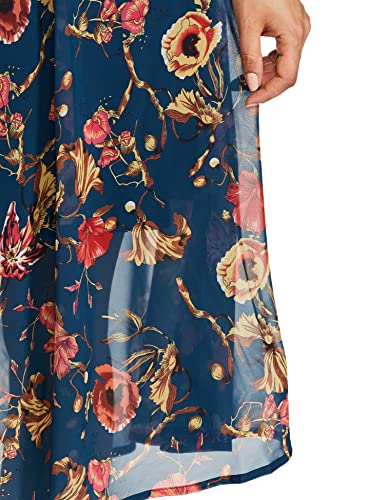 Image of Amazon Brand - Eden & Ivy Women's Georgette Fit & Flare One Piece Midi Length Dress (with Lining)