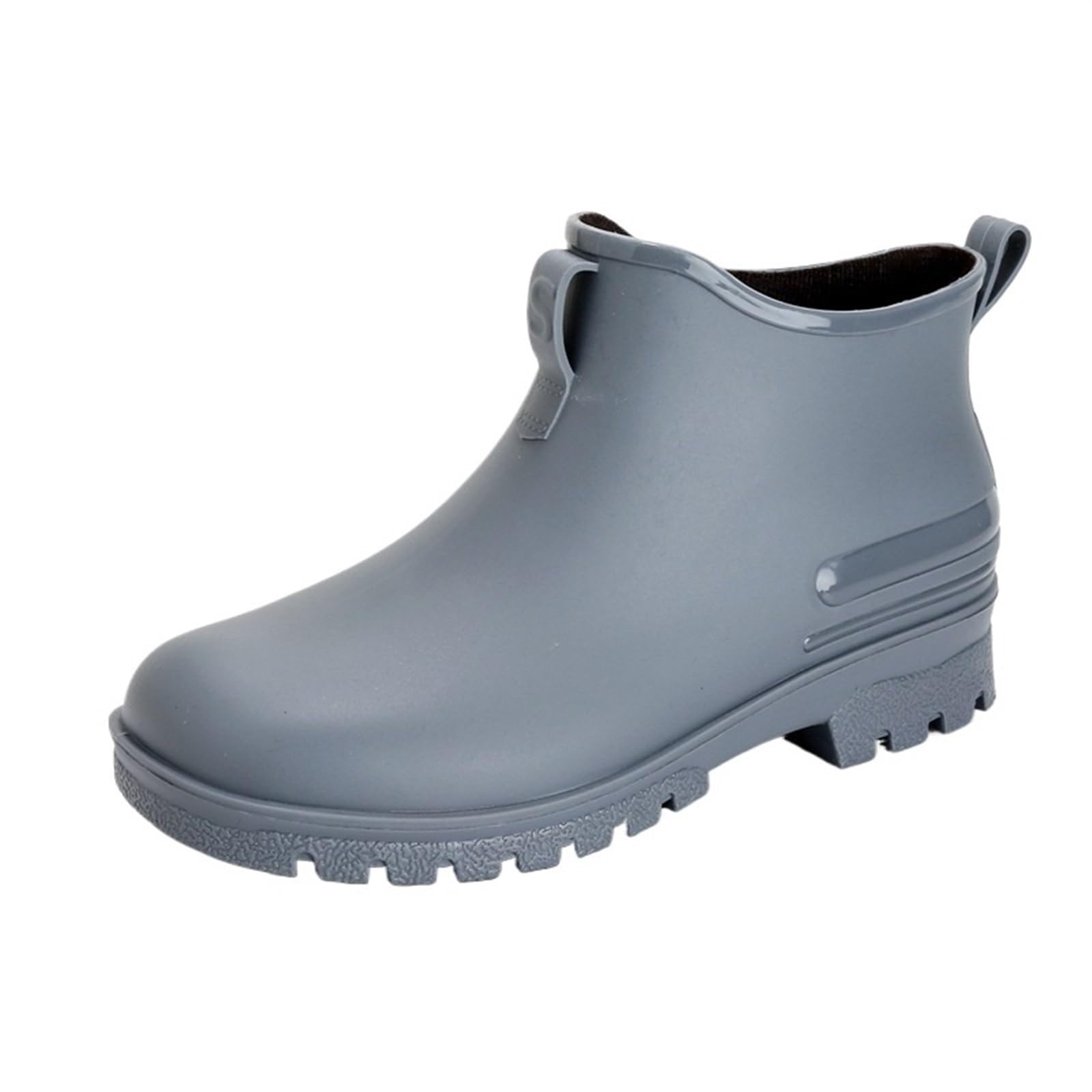 Scarpe da pioggia per uomo Stivali da pioggia uomo lavoro in gomma impermeabili Scarpe comode passeggio for corti