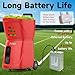 PUSUN Tennis Ball Machine, Tennis Ball Launcher with App/Remote/iWatch Control, Max Speed of 75Mph, 1.8-8s/Ball, Multiple Training Modes(AI Drill/Programming/Random/Vary Speed) 4-6Hrs Battery Life