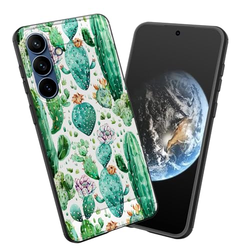 smauncucn for Galaxy S26 Case,Soft TPU Slim Fashion Anti-Fingerprint Non-Slip Protective Phone Case Cover for Samsung Galaxy S26 6.3 inch 2026,Cute Cactus