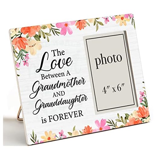 Grandma Wooden Picture Frame Gift From Granddaughter