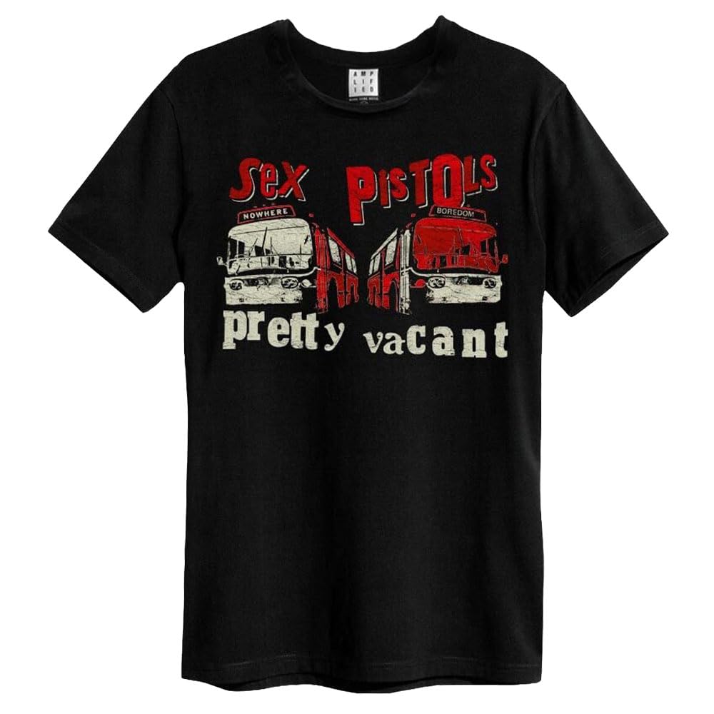 Amplified Sex Pistols Pretty Vacant Unisex Black T Shirt (XL)