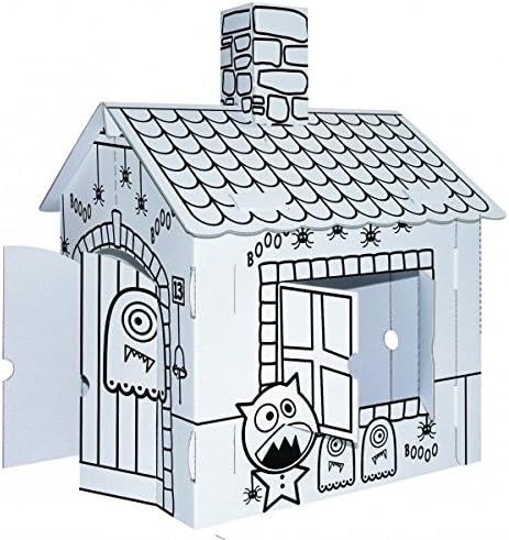 JOYPAC Kreul 39107 – Printed XL Craft Cardboard Play House