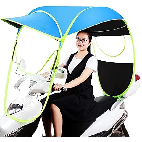 YUANXIN E-bike Carport Awning Canopy Storage Battery Car Motorcycle Rain Shelter The Rain Transparent Umbrella Rain Shed Rain Shelter Umbrella Carport (pink) Cover