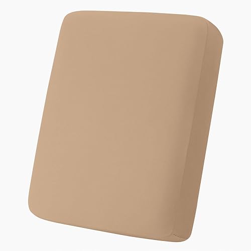 Miniatura 136 de hyha Fundas de cojín de sofá estampadas, fundas de sofá florales lavables para sofá de 3 cojines, fundas de cojín elásticas con patrón de Rojo y