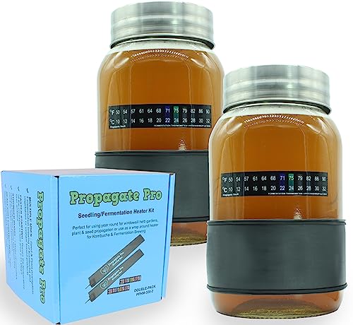 Fermentation Heater Wrap 2 Pack: Perfect Heat Control for Kombucha Brewing 3 5161UEpCMeL. SL500