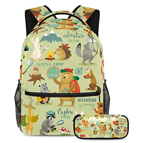 Travel backpack lightweight pour ordinateur portable à motif feuilles vertes de la Saint-Patrick