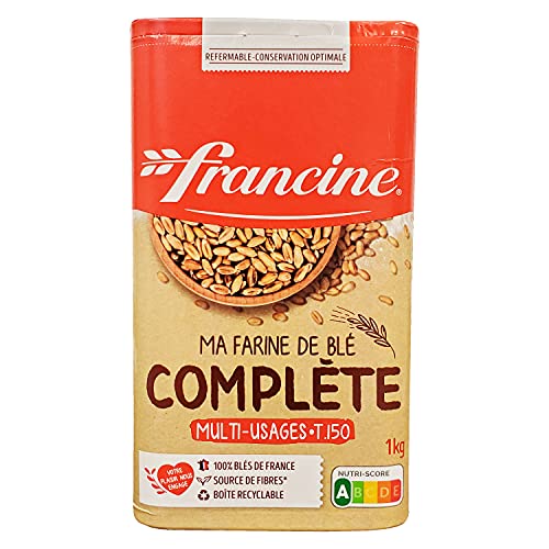 Francine Ma Farine de ble Complete - French Whole Wheat Flour T150, 35oz image 3