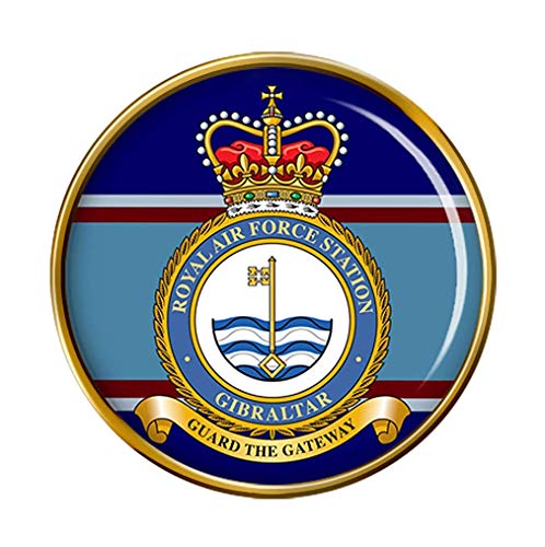 Giftshop UK Raf Station Gibraltar Broche Badge