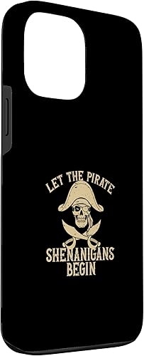 Miniatura 3 de Funda divertida para iPhone 13 Pro Max con texto en inglés "Let The Pirate Shenanigans Begin"