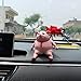 AHYCS Squishy Pig Toys - Pink Pig Squishy Toy for Kids Adults, Novelty Pig Squeeze Toys, Funny Tiktok Pig Sensory Stress Toy for Decompress and Anxiety Relief Women Men Kids (Small)