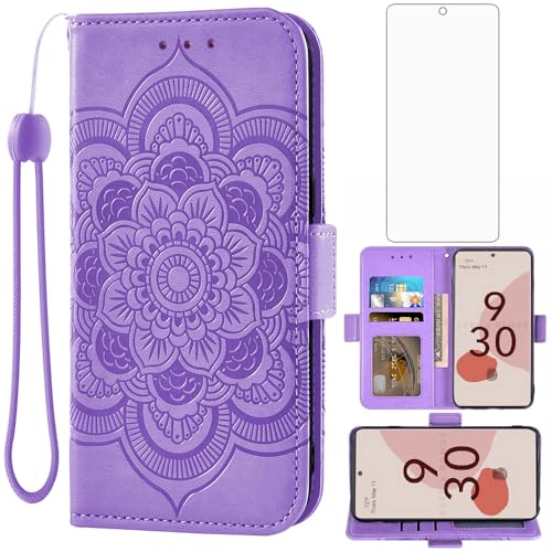 Coque portefeuille Pixel 6 pour femme, l'accessoire fleuri de vos sorties