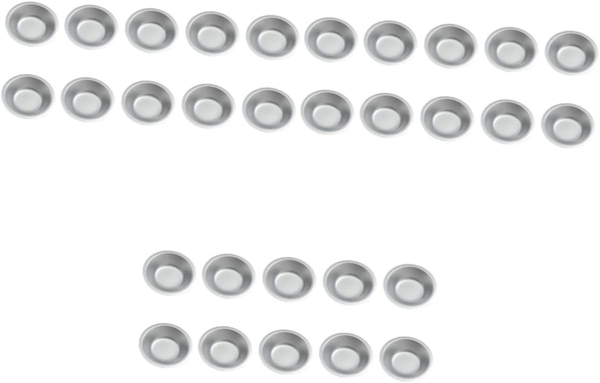 Lurrose 36pcs Ergonomic Stainless Steel Palette Gouache Mixing Tray Paint Plate Drawing Tray Washable Lightweight Reusable for Home and Art Supplies