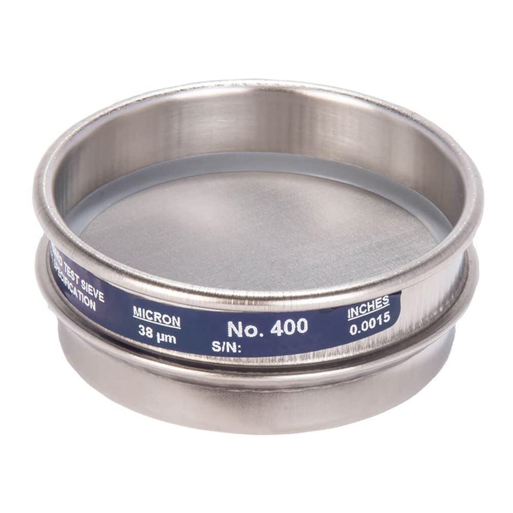 Gilson Performer V3SH #400 Stainless Steel Sieve, #400, 3" Diameter, Half Height