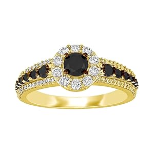 1CT Black Onyx Ring 10K/14K/18K Gold Square Cut Black Onyx Ring for Women Personalized Black Onyx Gemstone Ring Engagement Band Luxury Jewelry Gift for Women Ladies Her Size 4-16