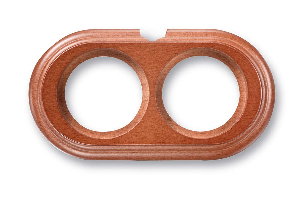 Socle p/tubo/cbl 2 éléments horizontaux naturels Fontini Garby pour installation électrique