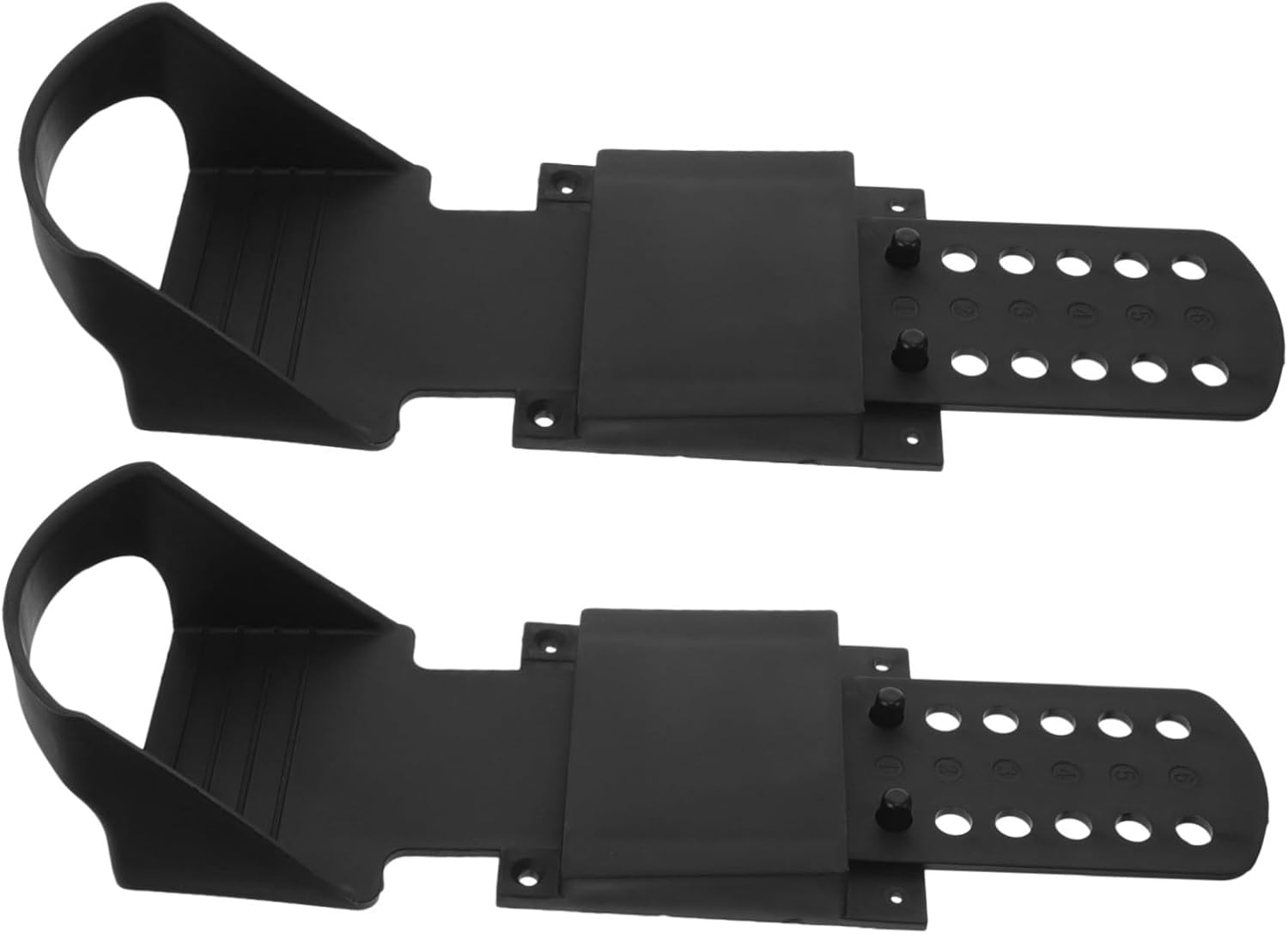 HEMOTON Fitness Rowing Machine Pedals Replacement Flat Foot Pedals for Indoor and Exercise Bikes Joint Friendly Design for Safe Full Body Workout Accessories