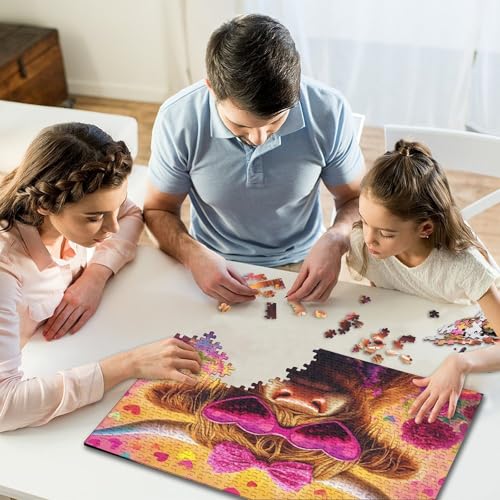 Puzzle de 1000 piezas de cartón duradero ideal como regalo de cumpleaños 6
