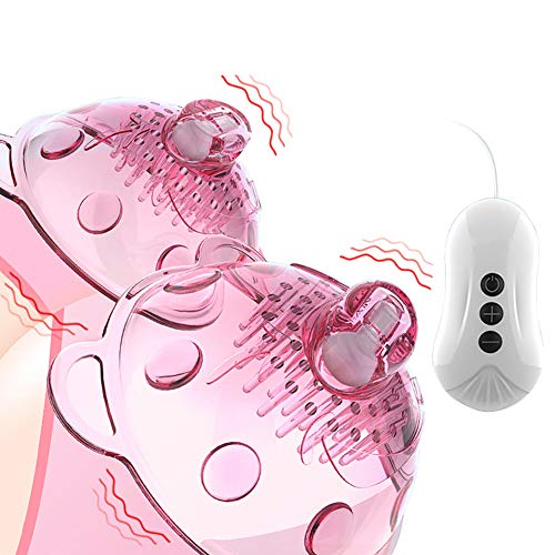 SETSCZY Sucker à TéTons Vibromasseur, Jouets Sexuels pour Stimuler Le Clitoris et Les Mamelons et la Poitrine avec 10 Modes De Vibration, Sex Toys pour Couple/Femme/Homme,Rose