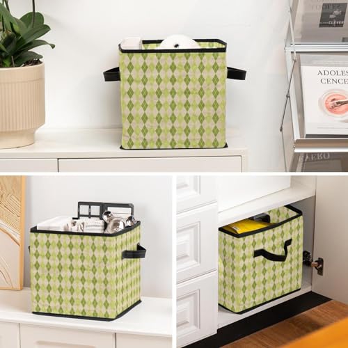 Boîte de rangement pliable design treillis diamant pour dressing chic