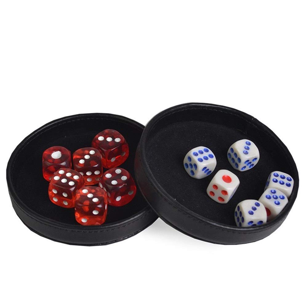 TX GIRL Conjuntos De Plástico Taza De Dados Craps Juego De Bandeja/Cubierta De Accesorios Casino Texas Hold'em Poker Negro Jack 21 Punto (Color : 100 pcs)