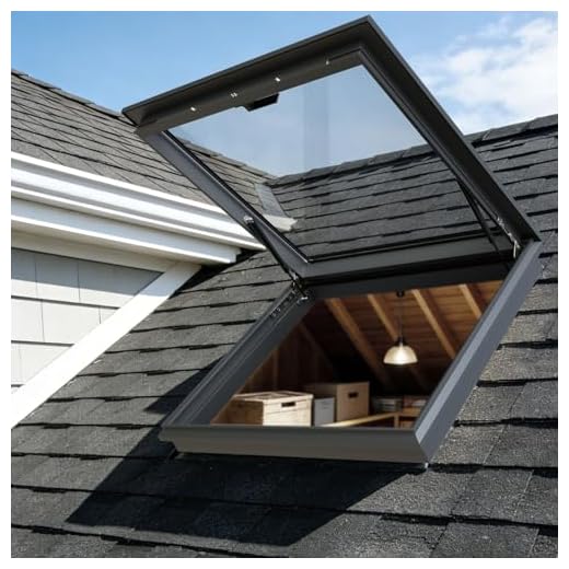 Manual Skylight Window for Roofs