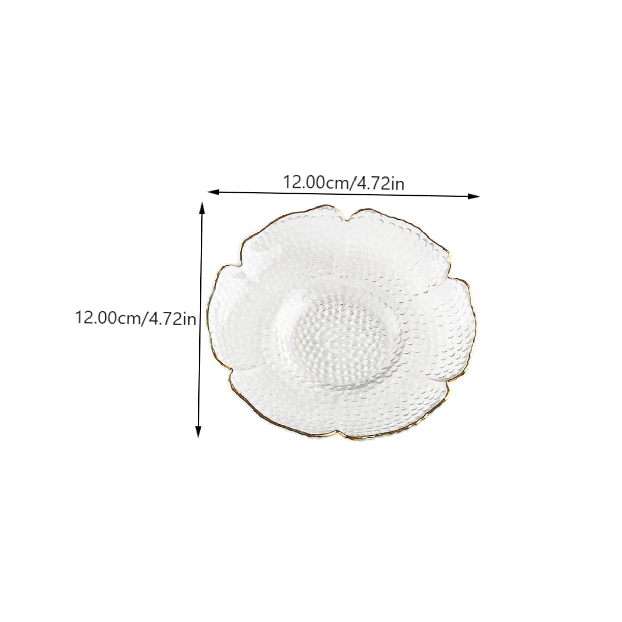4 Stück Glasuntersetzer aus Glas im Japanischen Stil | Blumenform, für Tee im Restaurant der Bar, Rutschhemmend und Praktisch im Einsatz