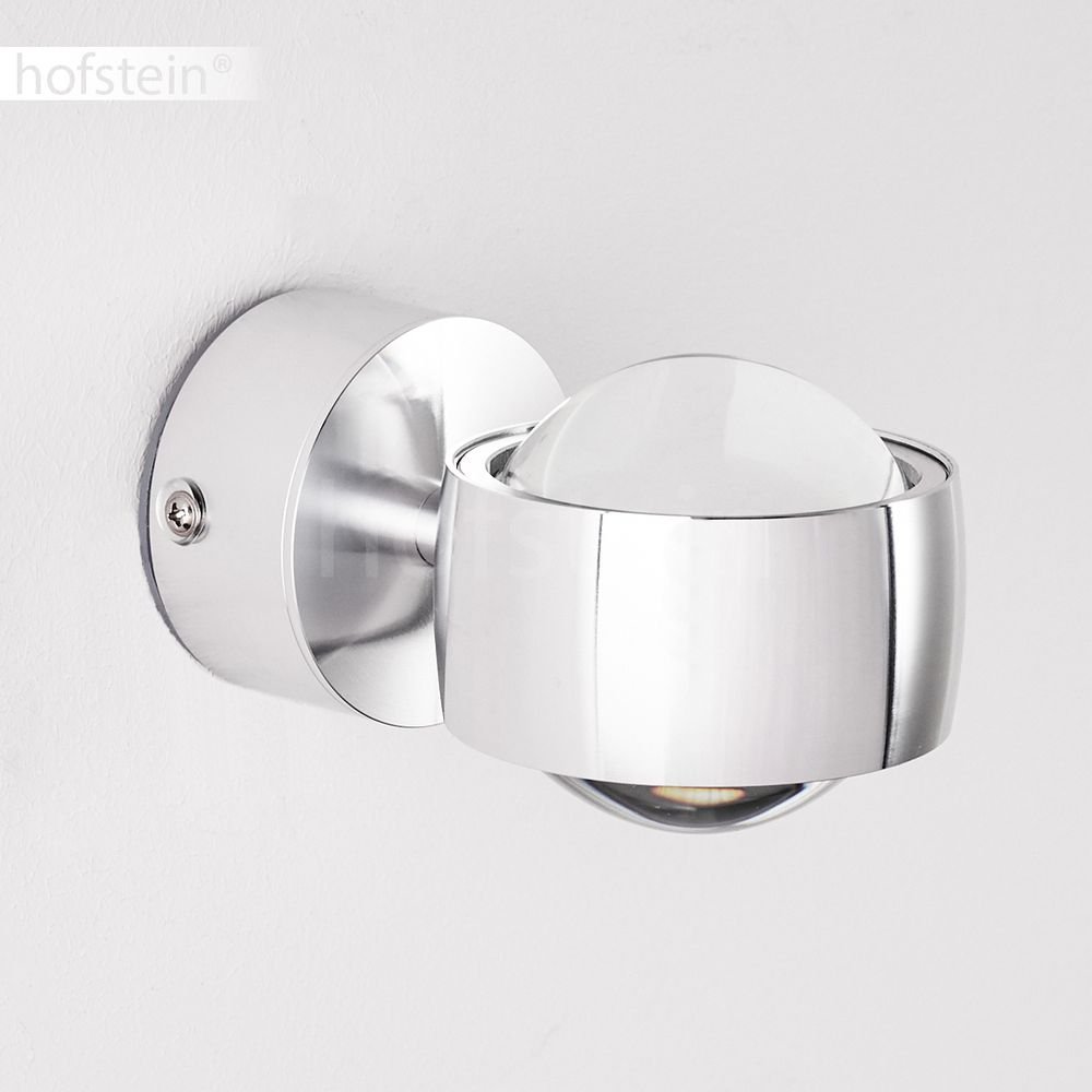 HOFSTEIN LED Außenwandleuchte Florenz, moderne Wandlampe aus Metall/Glas in Anthrazit, Wandleuchte mit Up&Down Lichteffekt, Außenleuchte für Eingangsbereich, 2 x 3 Watt, 480 Lumen, 3000 Kelvin, IP44