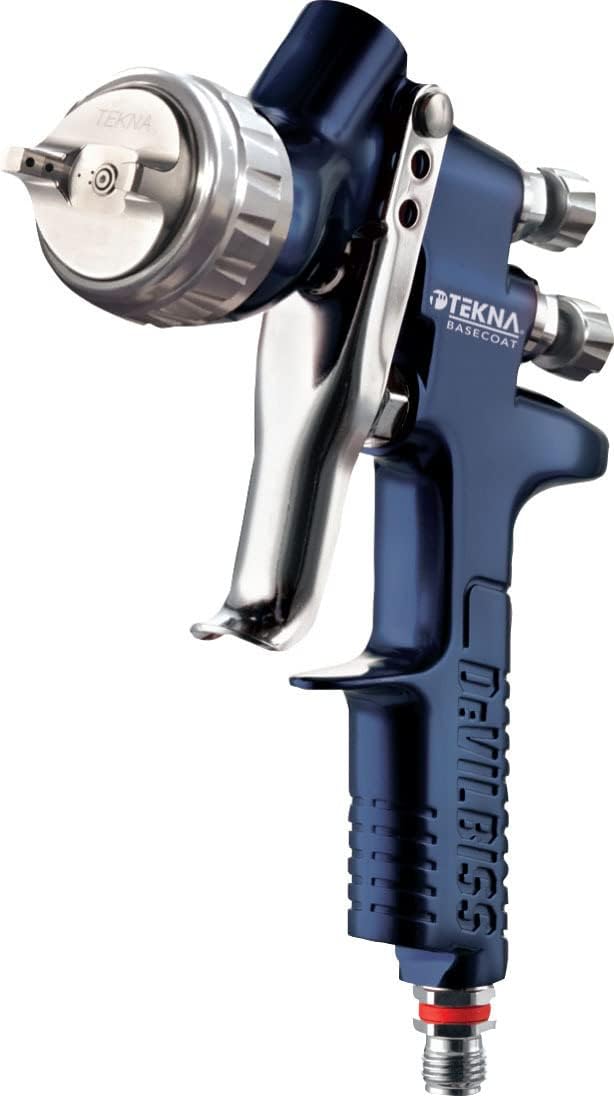 Tekna703894 Ultimate Basecoat Spray Gun (with 1.2 and 1.3 Needle/Nozzle and 900 CC Aluminum 703894), 1 Pack