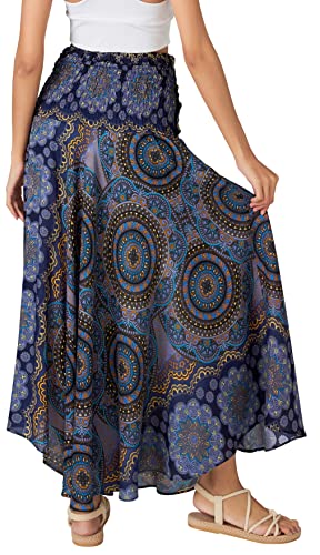 Image of Joob Joob Long Boho Skirts for Women - Bohemian Hippie Maxi Summer Skirt