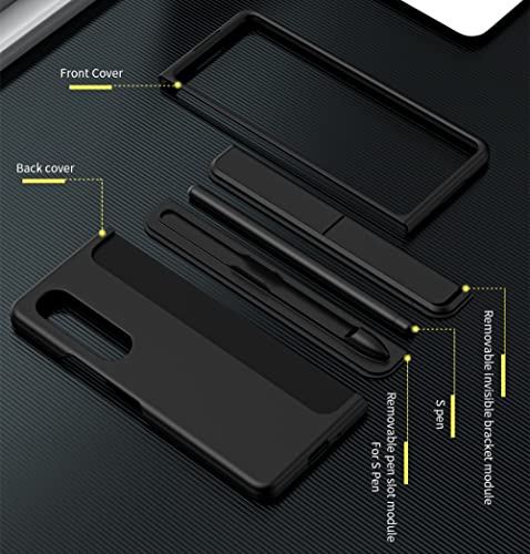 Coque Rigide Samsung Z Fold 3 Haute Protection avec Support Bleu - 6