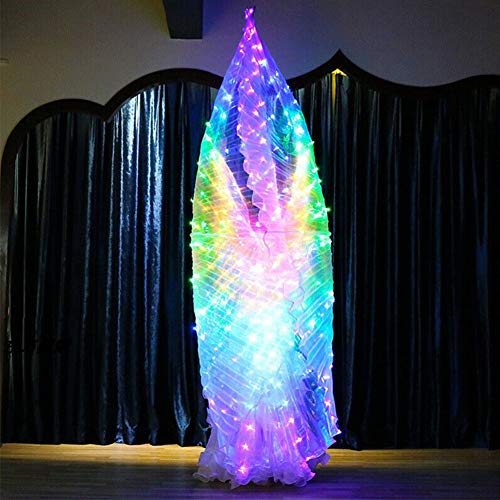 Ailes de danse du ventre LED pour le carnaval et les spectacles de scène féeriques - 6