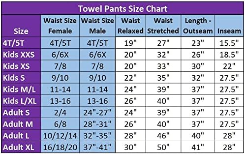 Miniatura 2 de Paradise Towelwear Co. - Pantalones de toalla para nadadores, color azul marino, pantalones de toalla de algodón de rizo - Cobertura de playa - Ropa