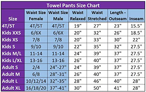 Paradise Towelwear Co. Towel Pants For Swimmers – Cotton Terry Towel Pants – Beach Coverup – Resort Wear – Swim Wear - Grey Camo Camoflauge Pattern (Kids Xs) #TOP1