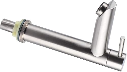 Miniatura 7 de Grifo de fregadero, grifo de agua de una sola manija, grifo de cocina fría individual con níquel cepillado extraíble, grifos de cocina de acero