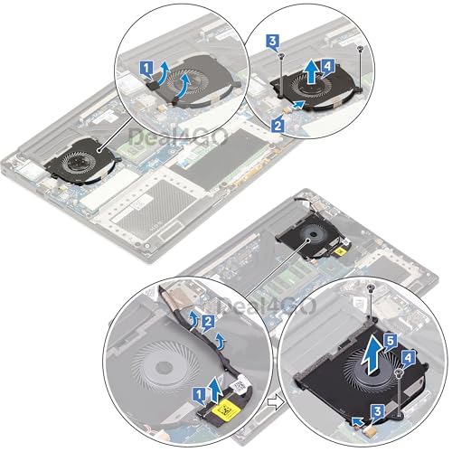 Ventilateur GPU Dell Precision 5540 XPS 9560 de haute précision interne - 3
