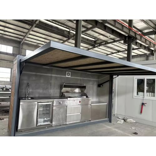 Outdoor Kitchen Cabinet Set, Grill Station, Sink Unit, Storage Drawers