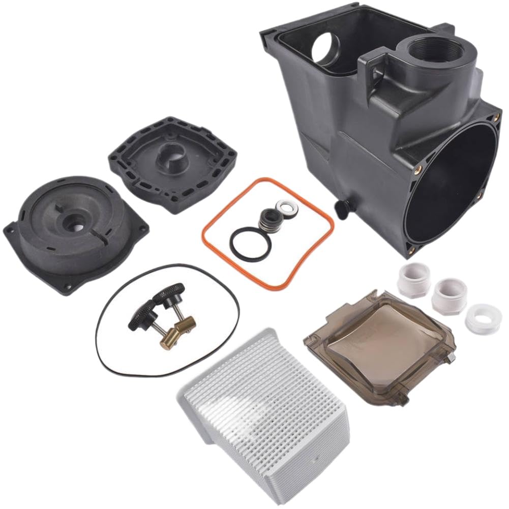 Alloggiamento e kit filtro pompa per piscina 2 da 2 pollici SP1600X5 SPX1620AA compatibile con Hayward Super Pump SP1600X SP2600X