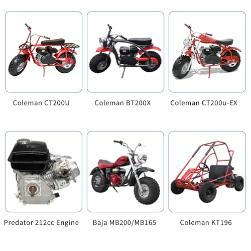 Image of Gas Fuel Tank with Fuel Gauge for Predator 212 Hemi Engine for Honda GX200 GX160 for Coleman CT200U BT200X Baja Warrior MB200 196cc 200cc Mini Bike Go Kart Parts