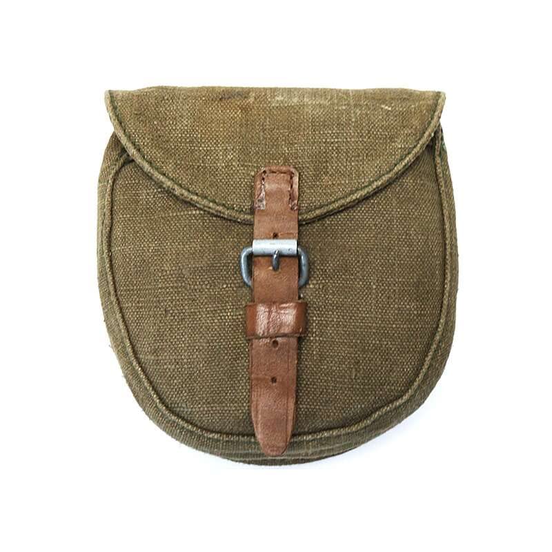 Soviet Russian Army Standard Pouch PPSh PPS PPH ППС ППШ Canvas Pouch for Shpagin, Sadaev Submachine Gun and Other. Made in USSR