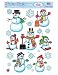 Snowman/Snowflake Clings Party Accessory (1 count) (16/Sh)