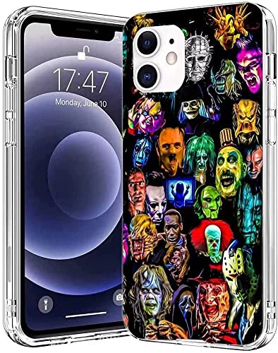 Taswuw Phone Case Compatible With Iphone 14 Pro Max Halloween Horror Collection Soft Silicone Shockproof Tpu Protective Pure Clear Phone Cover Case #TOP2
