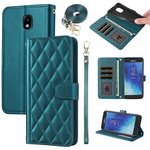 Furiet �t���b�v�P�[�X Samsung Galaxy J7 Star J 7 Crown 7J ���t�@�C�� 2018 �O���[��