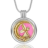 【WARME TIPPS】 Enthält keine ätherischen Öle. Wenn Sie Fragen haben, können Sie sich gerne an uns wenden. Vielen Dank！ ätherische Öle Diffusor Silber Gold Hund Anhänger Aromatherapie Halsketten Parfüm Medaillon für Frauen Tochter Freundin Frau Mädchen Mutter ihre Dame Duft tragbare Foto Liebe Geschenk Tante Dank Geburtstag Jubiläum Weihnachten Miss hypoallergen.