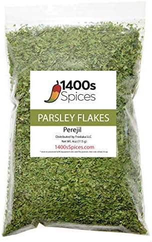 4oz Dried Parsley Flakes (Perejil Seco) by 1400s Spices