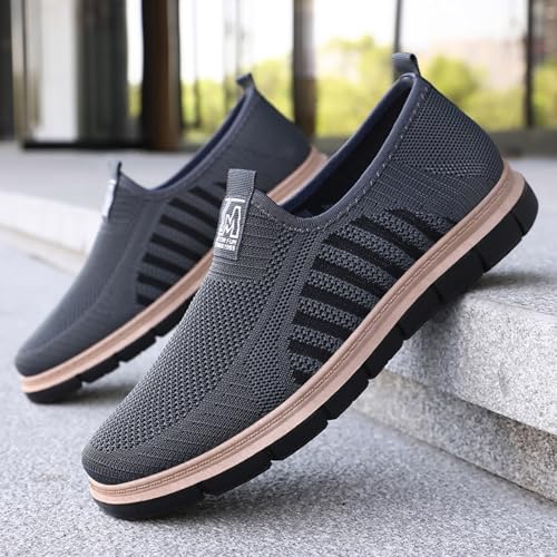 Men's Casual Walking Shoes Breathable Comfortable Slip On Sneakers for Daily Wear and Sports Activities4